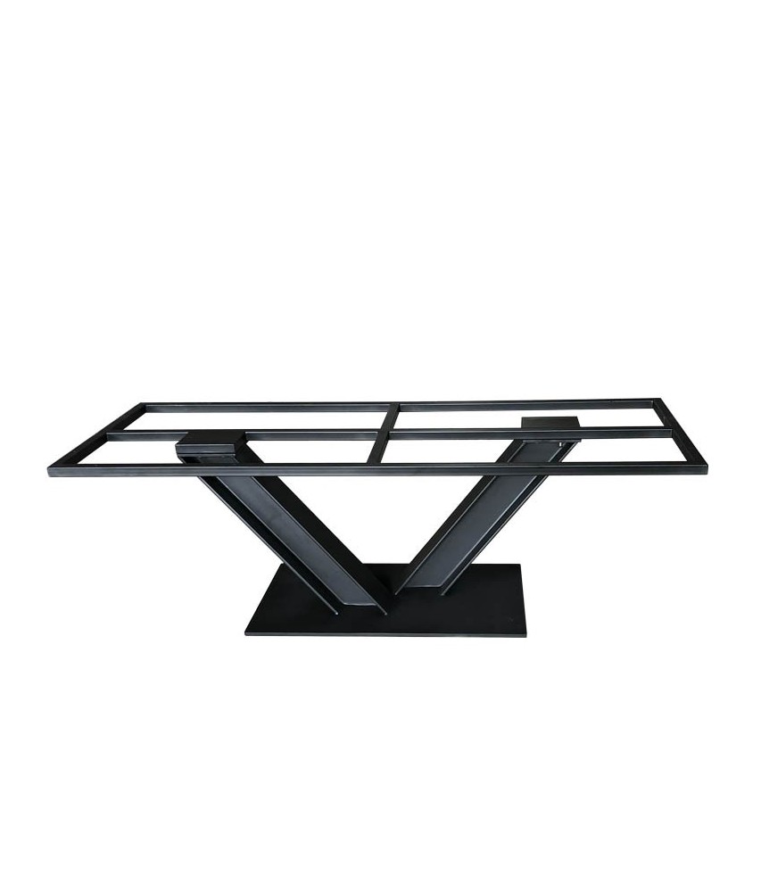 Ensemble Table en Teck et Résine Verte