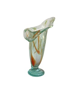 Vase Design en Verre Soufflé Coloré
