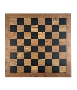 Walnut and Black Epoxy Chess Board