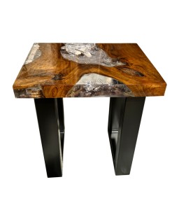 Stool in Teak Wood and...