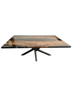 Mesa de Nogal, Resina Epoxi...