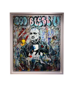 Tableau Pop Art God Bless...