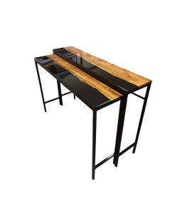 Walnut Black Epoxy Nesting...