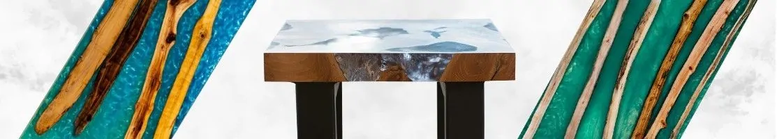 Nature range: Luxurious furniture in epoxy resin - river style